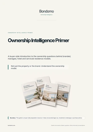 Cover of the Bondomo Ownership Intelligence Primer PDF guide